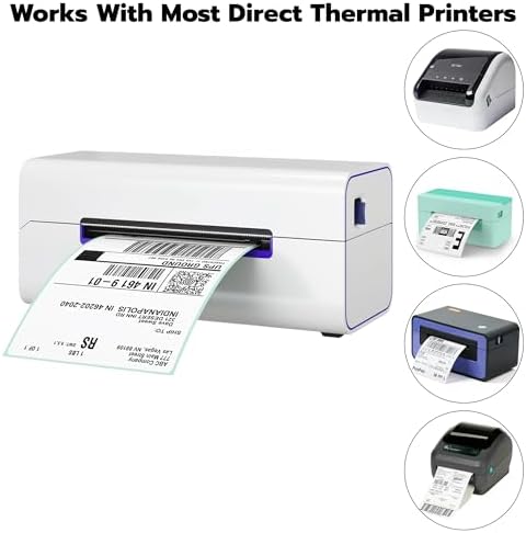 Prime Rolls 4x6 Fanfold Direct Thermal Shipping Labels – 1000 Count (Pack of 1)